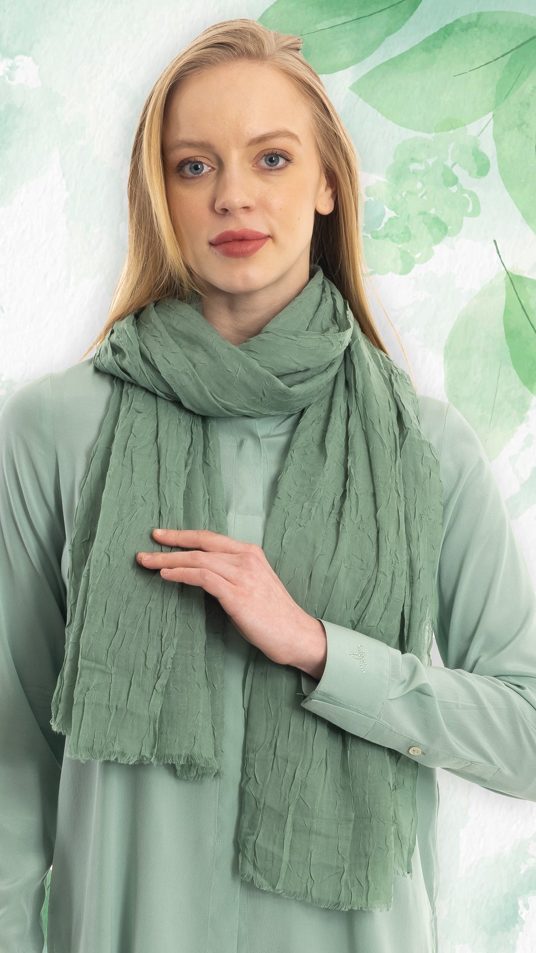 Olive Green Scarf