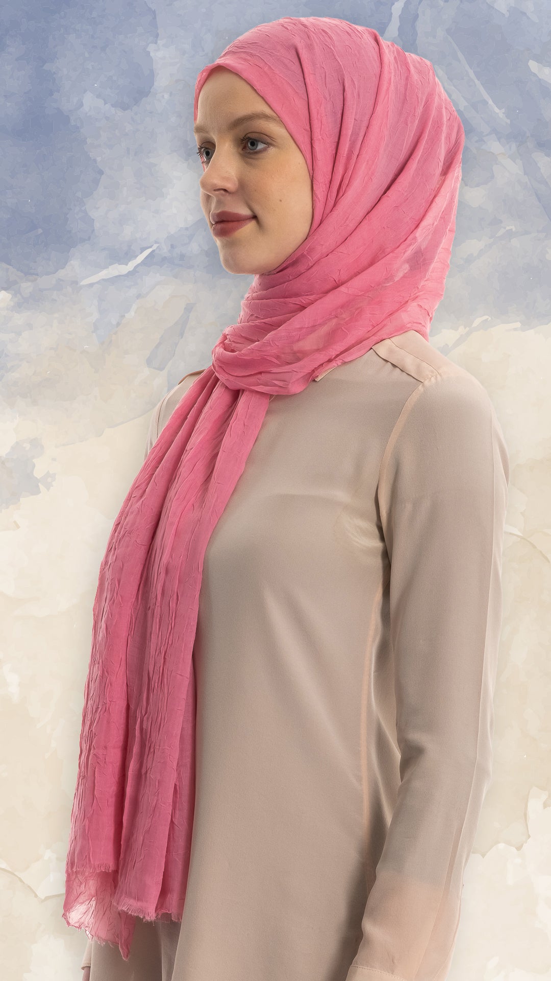 Pink Peony Hijab