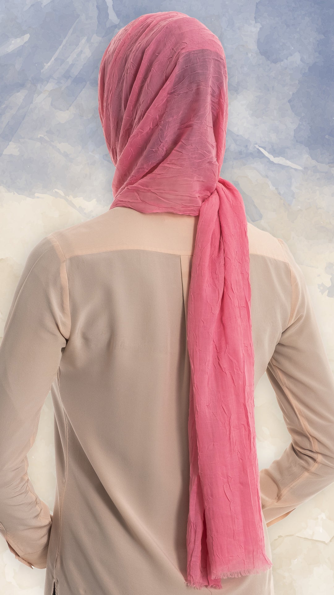 Pink Peony Hijab