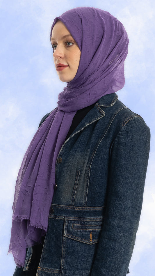 Solid Muave Hijab